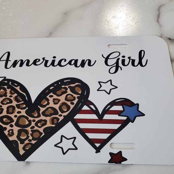 All American Girl License Plate - Picture 5 of 6